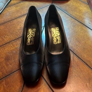 Salvatore Ferragamo black pumps
